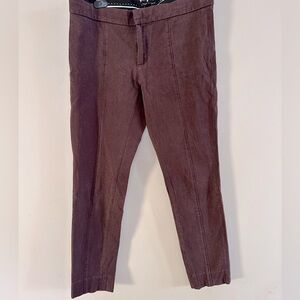 Banana republic, Sloan pant purple, size 0